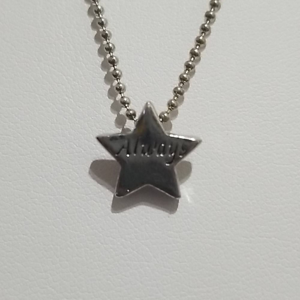 Silver Always Star Necklace